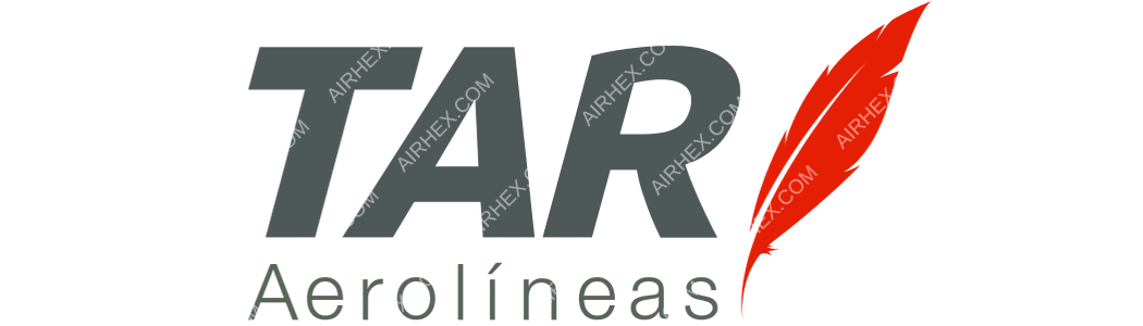 TAR Aerolineas logo with name