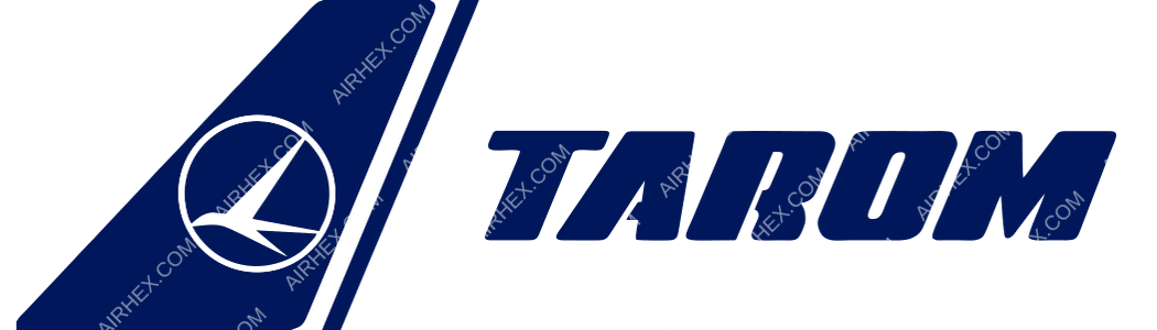 Tarom logo with name