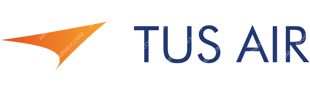 Tus Airways logo with name