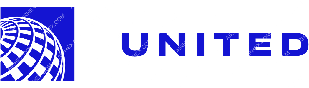 United Airlines logo with name