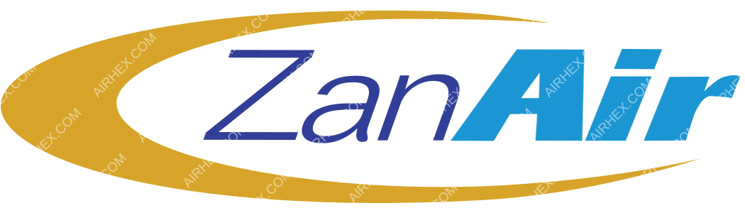 ZanAir logo with name
