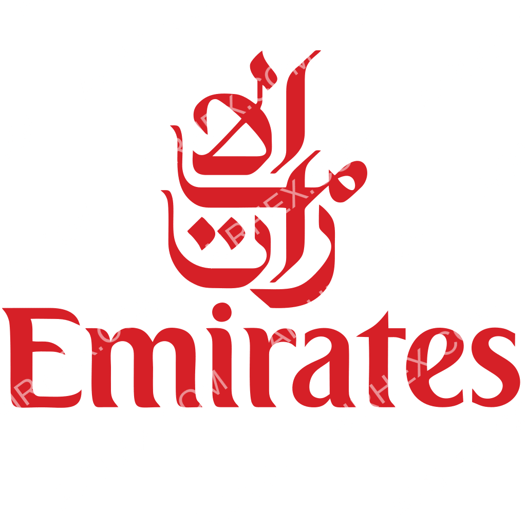 fly emirates logo black