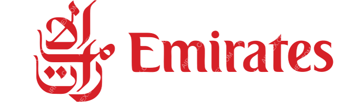 Emirates rectangular logo from the Airhex Airline Logo API
