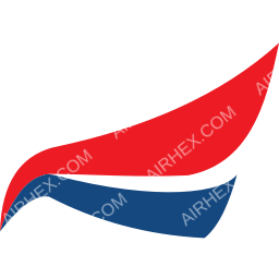 Rainbow Airlines logo dark