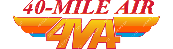 40-Mile Air 40-Mile Air logo with name