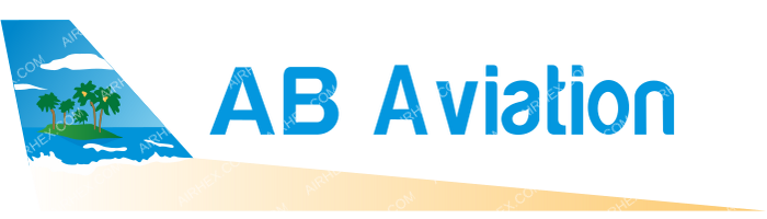 AB Aviation AB Aviation logo with name