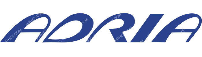 Adria Airways Adria Airways logo with name (dark)