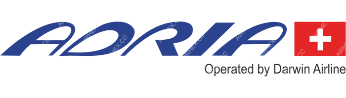 Adria Airways Switzerland Adria Airways Switzerland logo with name