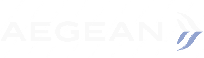 Aegean Airlines Aegean Airlines logo with name (dark)