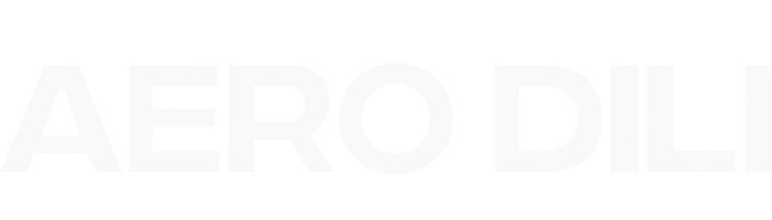 Aero Dili Aero Dili logo with name (dark)