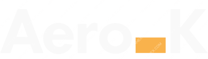 Aero K Aero K logo with name (dark)