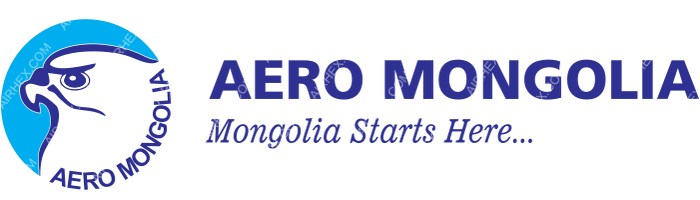 Aero Mongolia Aero Mongolia logo with name