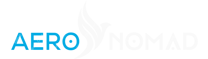 Aero Nomad Airlines Aero Nomad Airlines logo with name (dark)