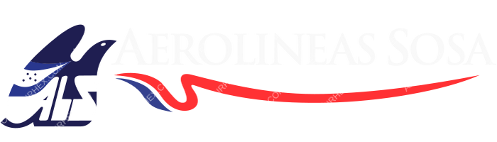Aerolineas Sosa Aerolineas Sosa logo with name (dark)