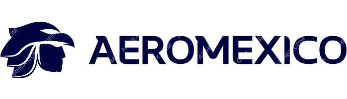 Aeromexico Aeromexico logo with name