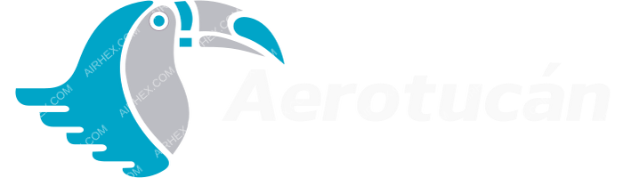 Aerotucán Aerotucán logo with name (dark)
