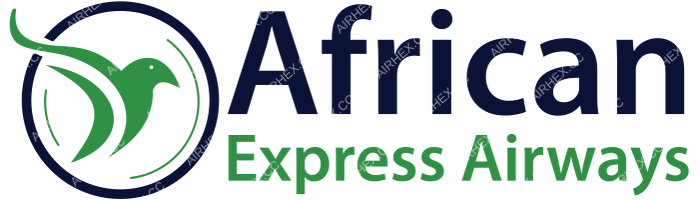 African Express Airways African Express Airways logo with name