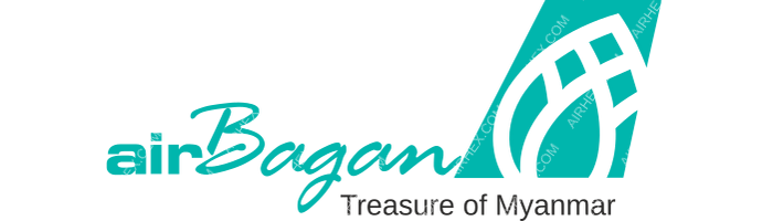 Air Bagan Air Bagan logo with name (dark)