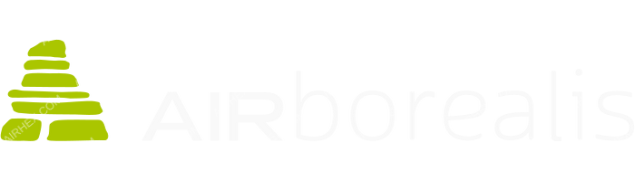 Air Borealis Air Borealis logo with name (dark)