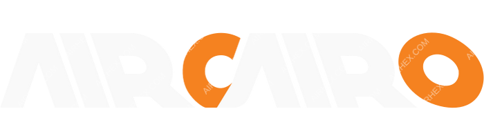 Air Cairo Air Cairo logo with name (dark)