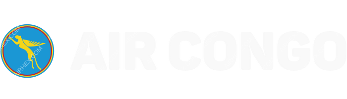 Air Congo Air Congo logo with name (dark)