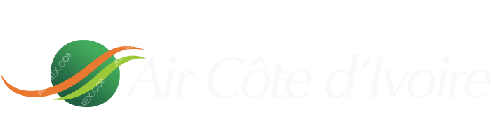 Air Cote D'Ivoire Air Cote D'Ivoire logo with name (dark)