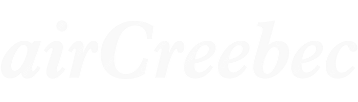 Air Creebec Air Creebec logo with name (dark)