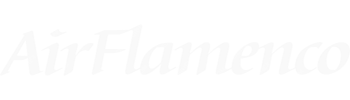 Air Flamenco Air Flamenco logo with name (dark)