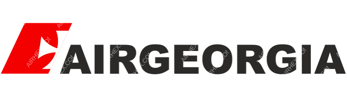 Air Georgia Air Georgia logo with name (dark)