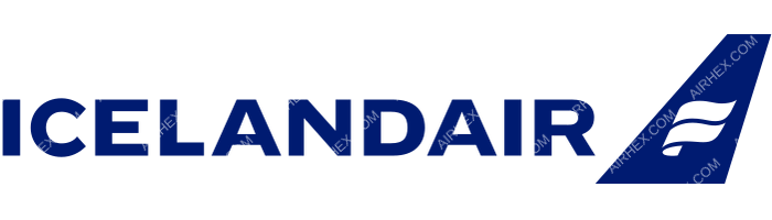 Air Iceland Connect Air Iceland Connect logo with name (dark)