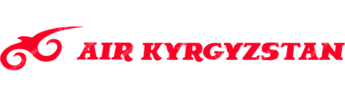 Air Kyrgyzstan Air Kyrgyzstan logo with name (dark)