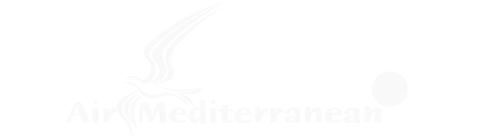 Air Mediterranean Air Mediterranean logo with name (dark)