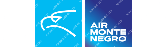 Air Montenegro Air Montenegro logo with name