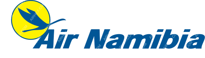 Air Namibia Air Namibia logo with name (dark)