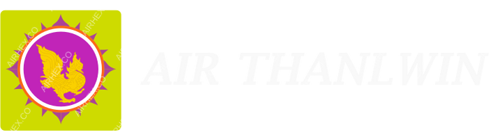 Air Thanlwin Air Thanlwin logo with name (dark)