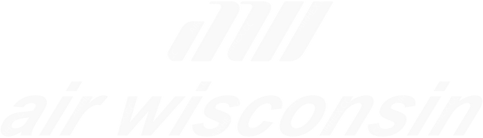 Air Wisconsin Air Wisconsin logo with name (dark)