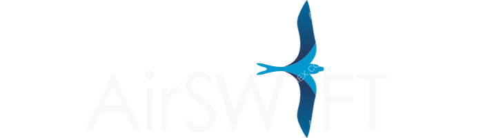AirSWIFT AirSWIFT logo with name (dark)