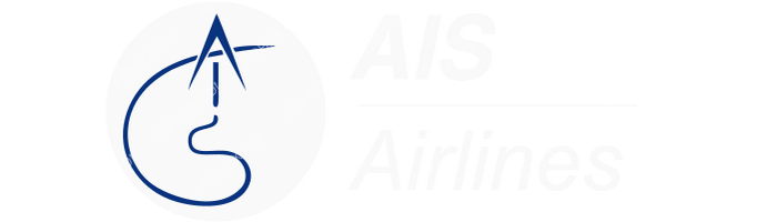 AIS Airlines AIS Airlines logo with name (dark)