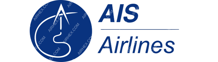 AIS Airlines AIS Airlines logo with name