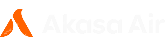 Akasa Air Akasa Air logo with name (dark)