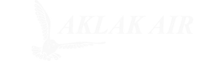 Aklak Air Aklak Air logo with name (dark)