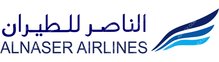 Al-Naser Airlines Al-Naser Airlines logo with name (dark)