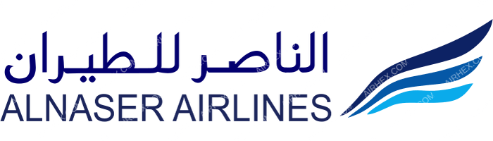 Al-Naser Airlines Al-Naser Airlines logo with name
