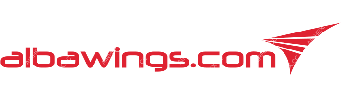 Albawings Albawings logo with name