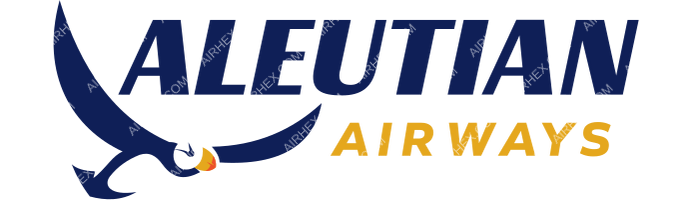 Aleutian Airways Aleutian Airways logo with name