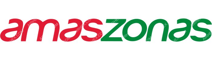 Amaszonas Uruguay Amaszonas Uruguay logo with name