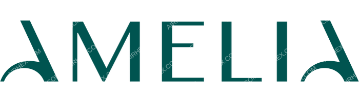 Amelia Amelia logo with name