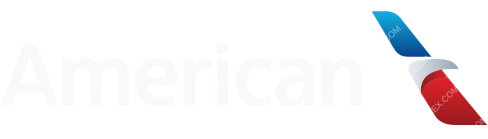 American Airlines American Airlines logo with name (dark)