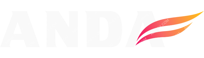 Anda Air Anda Air logo with name (dark)