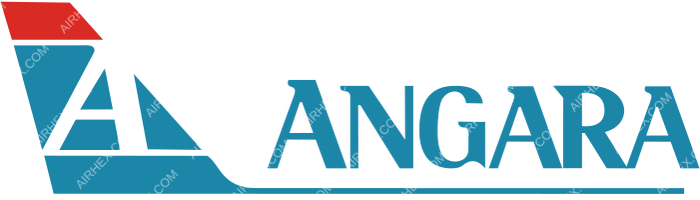 Angara Airlines Angara Airlines logo with name